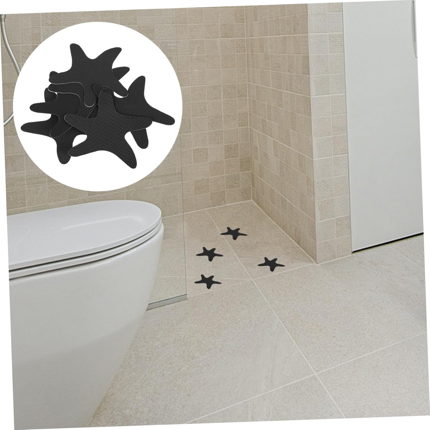 ORFOFE 6pcs Anti-Slip Sticker Shower Safety Strips for Kids