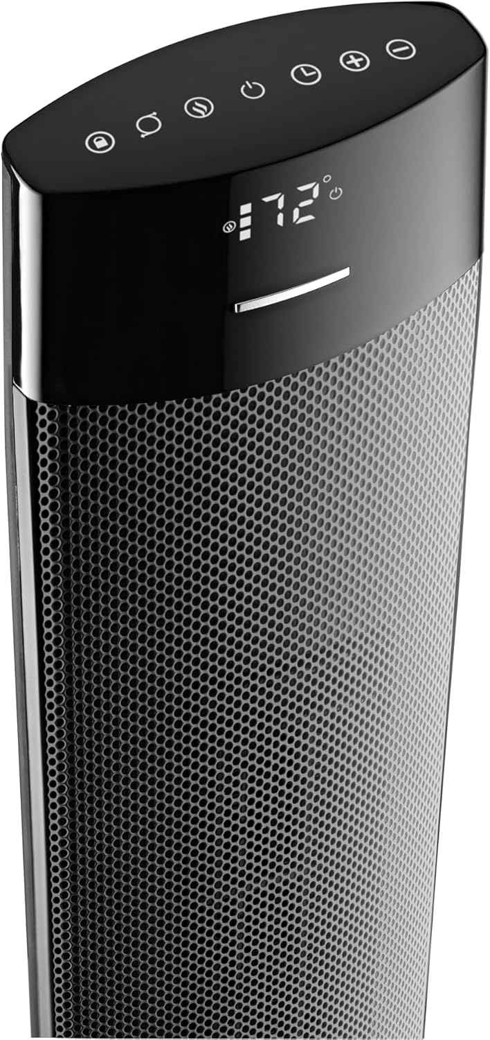 Lasko Ellipse Tower Heater 24 Inches 1500W Black