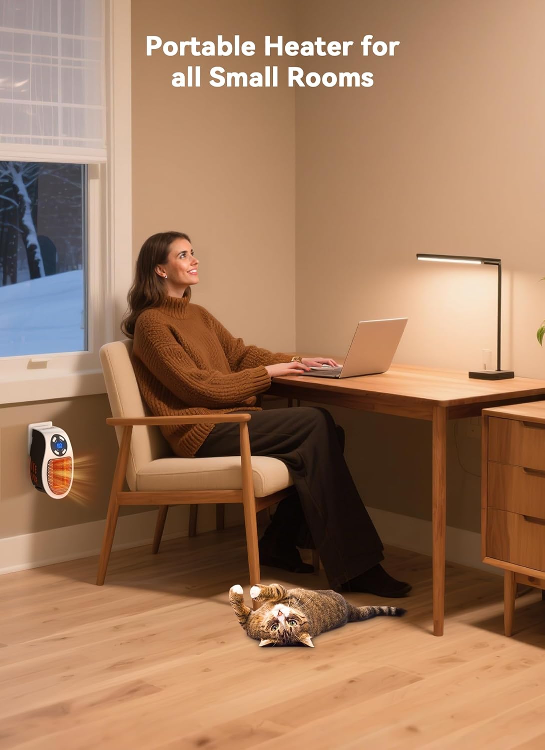 Minetom 450W Compact Electric Space Heater