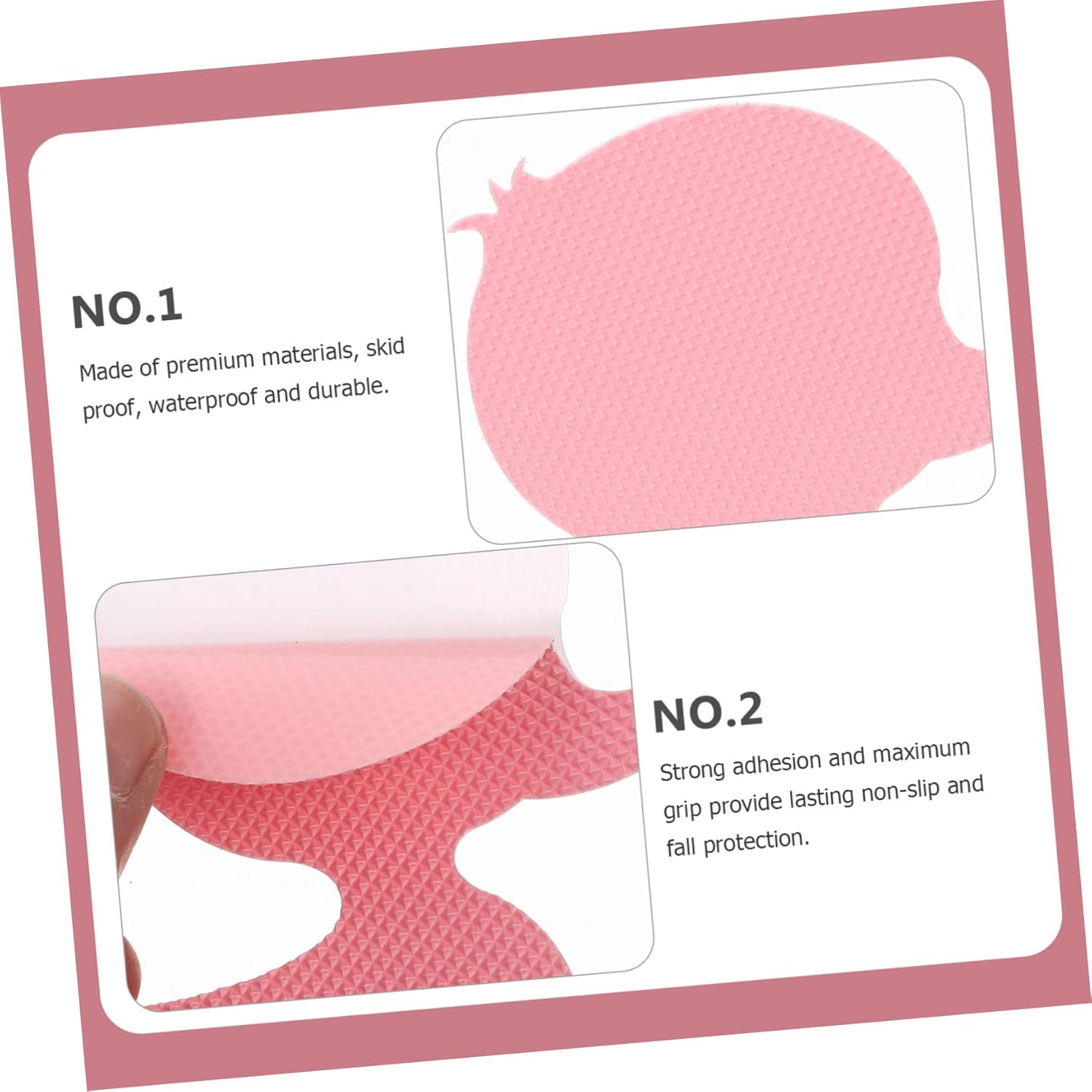 Zerodeko Non-Slip Bathtub Stickers 24pcs Anti-Slip Sticker for Bathroom Safety