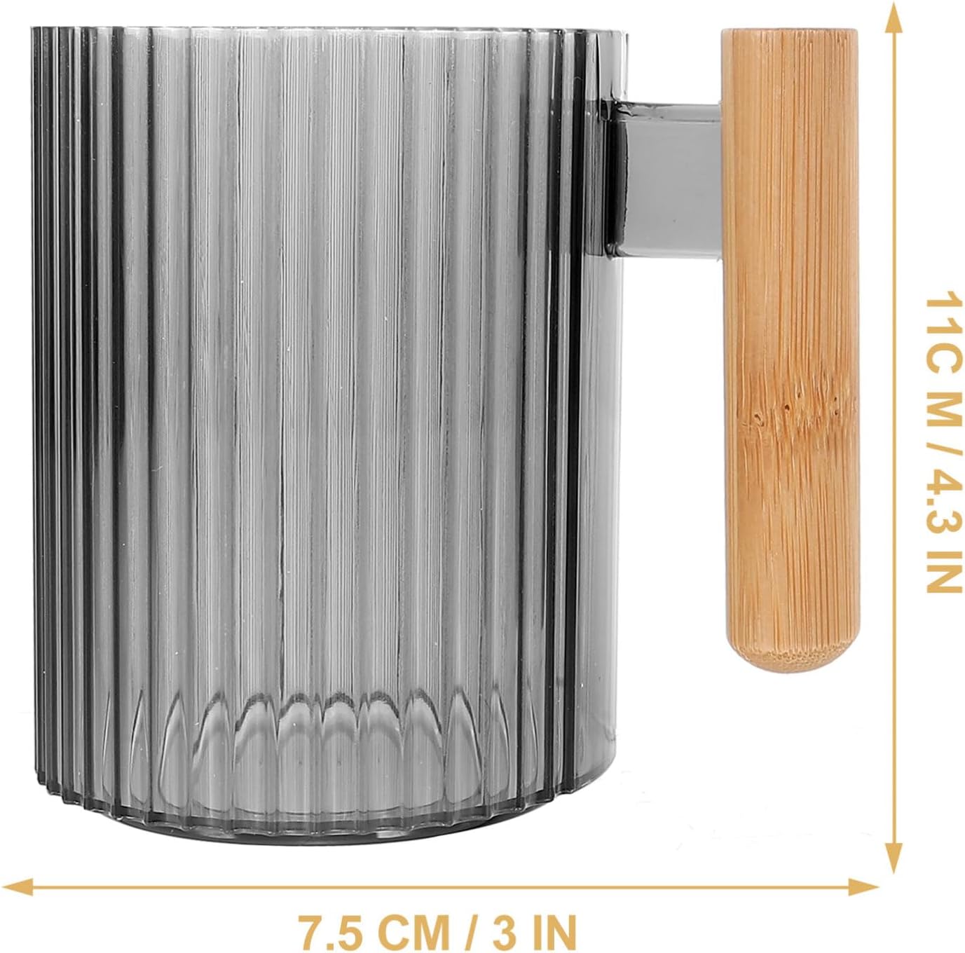 ABOOFAN 4-Piece Toothbrush Storage Cup Set