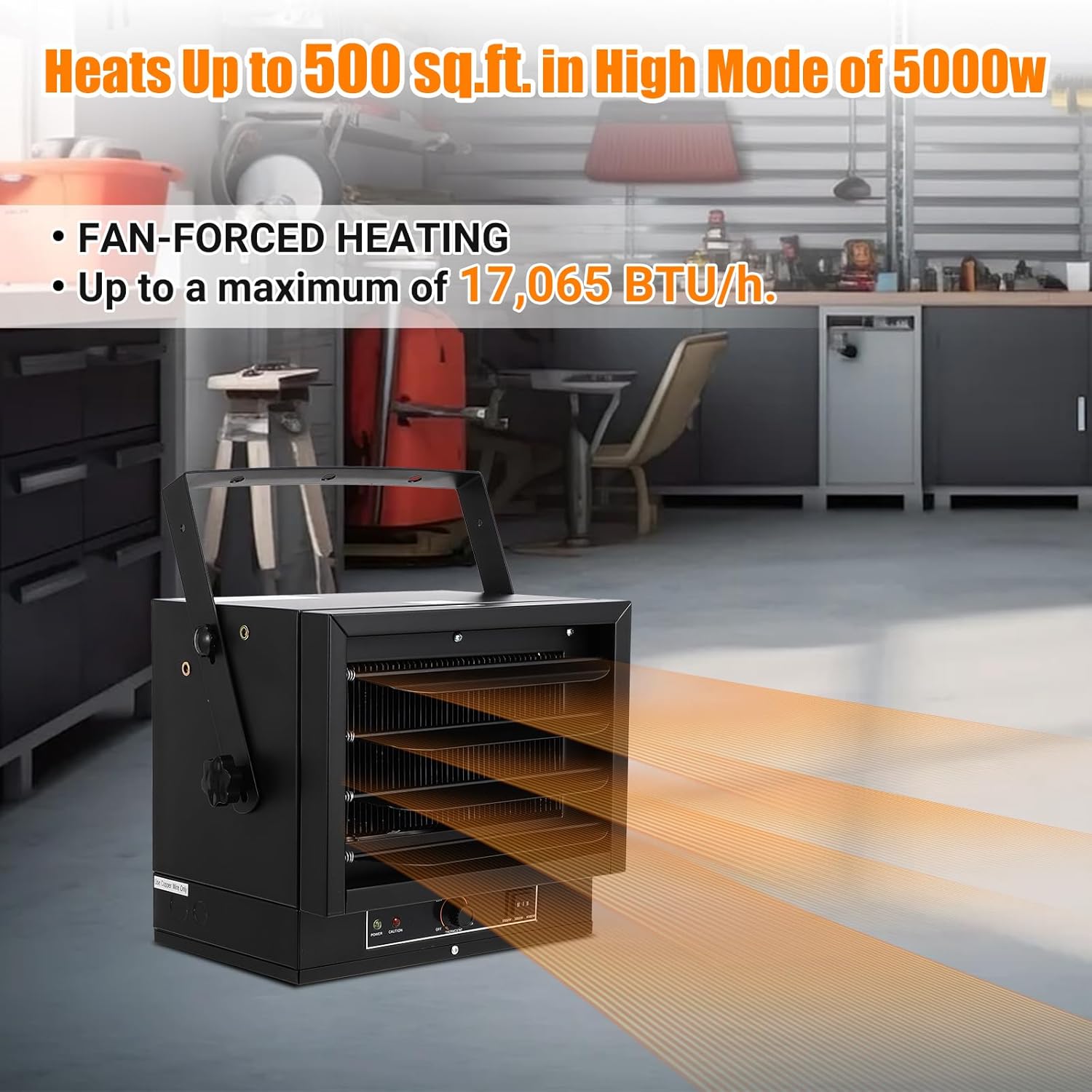 GarveeTech 5000W Ceiling Mount Garage Heater