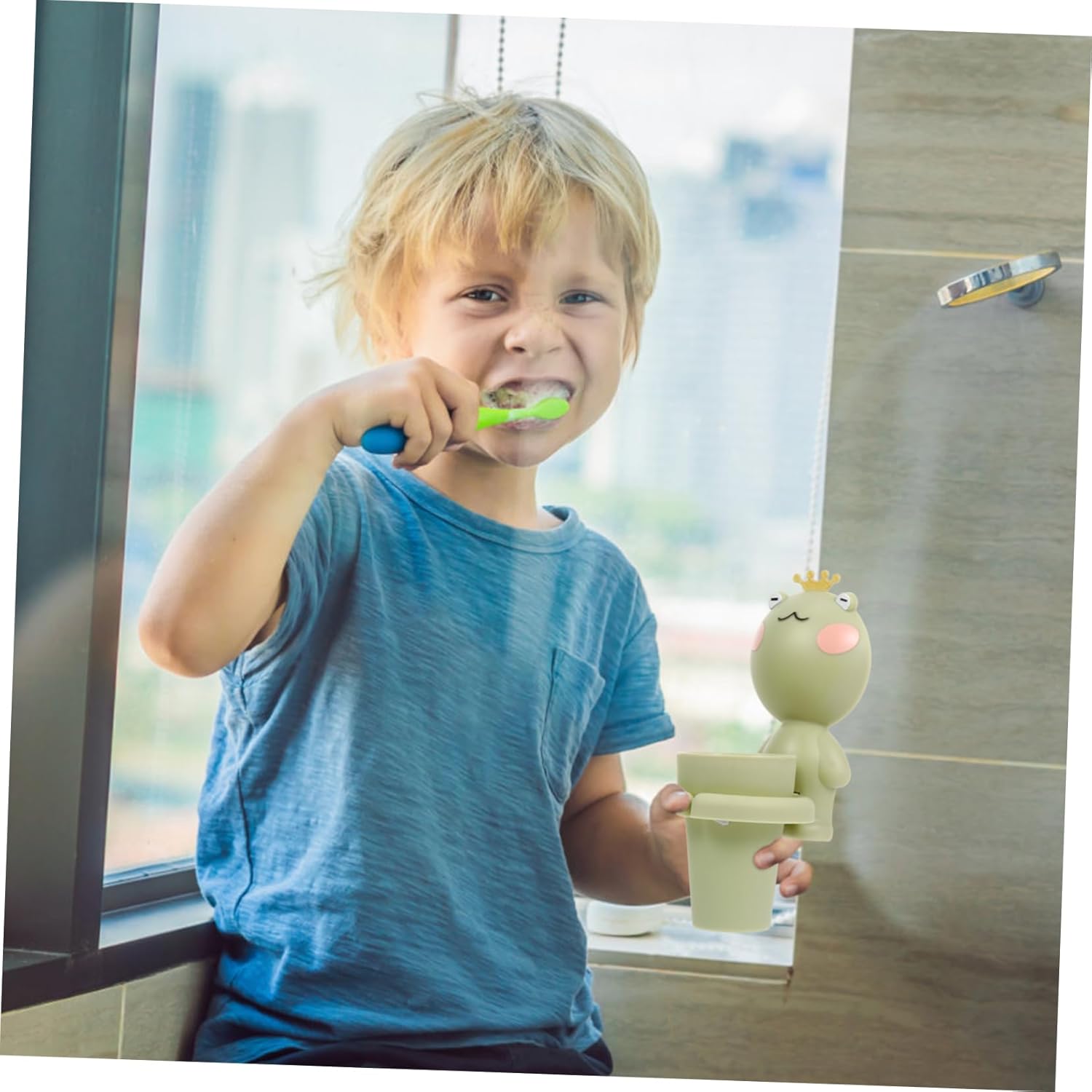 PRETYZOOM Reversible Wall-Mounted Toothbrush Holder