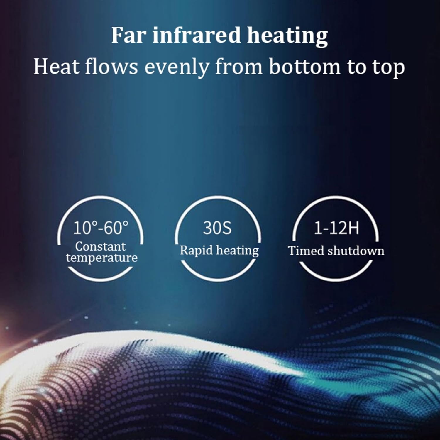 Dalumian Heated Floor Mat 105x190cm Electric Heating Carpet