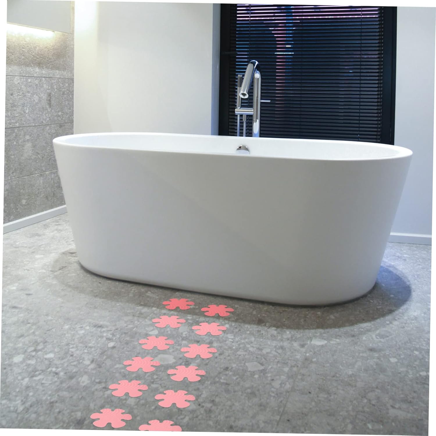 Unomor Non-Slip Bathtub Stickers Snowflake Design 1 Set