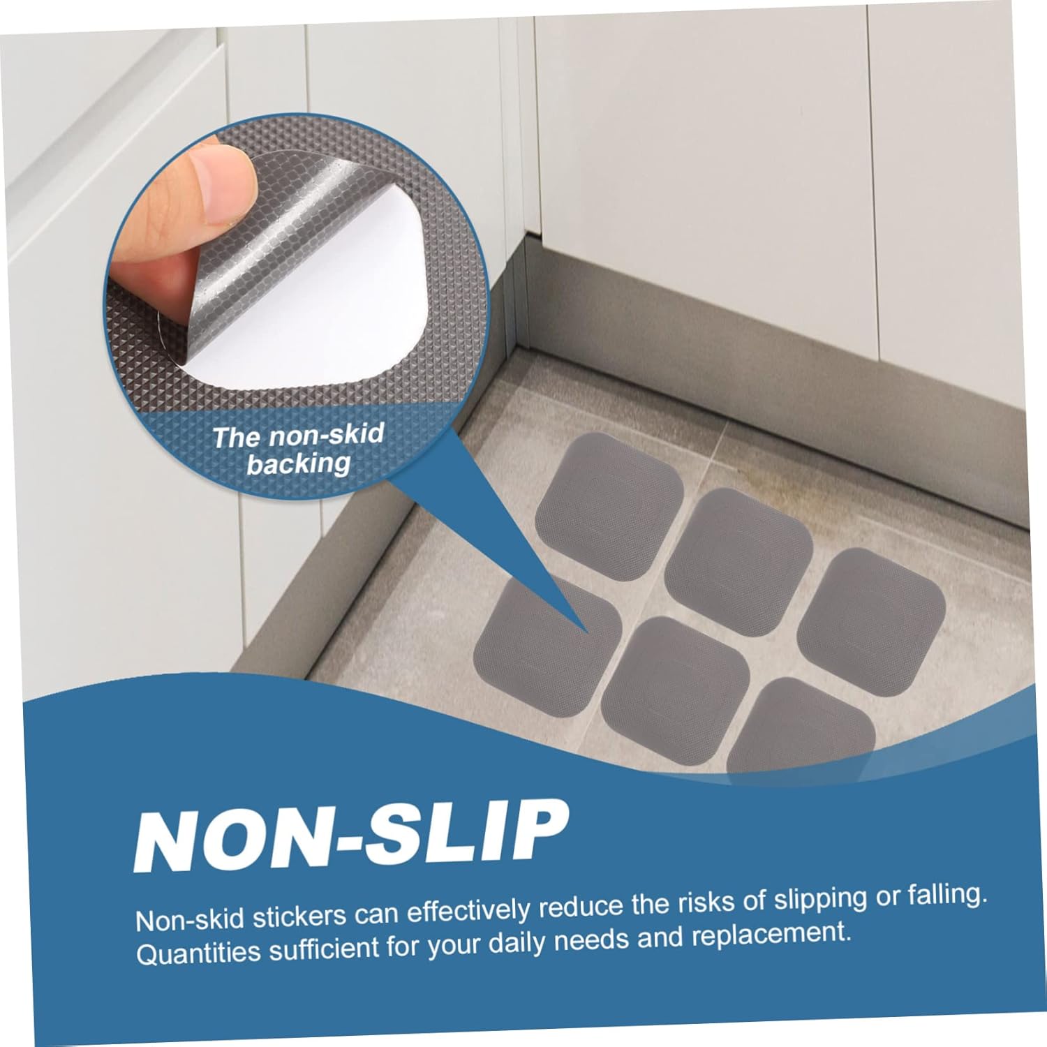 Mobestech 20 Sheets Non-Slip Bathtub Stickers 1