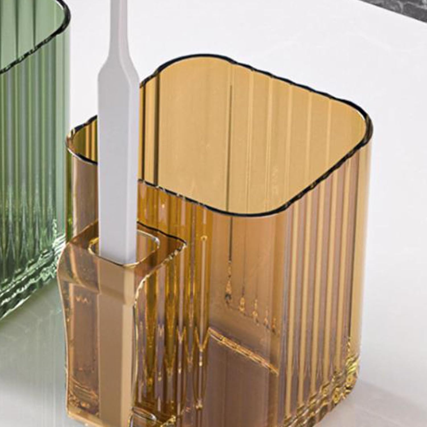 2-In-1 Toothbrush Holder and Mouthwash Cup for Bathroom