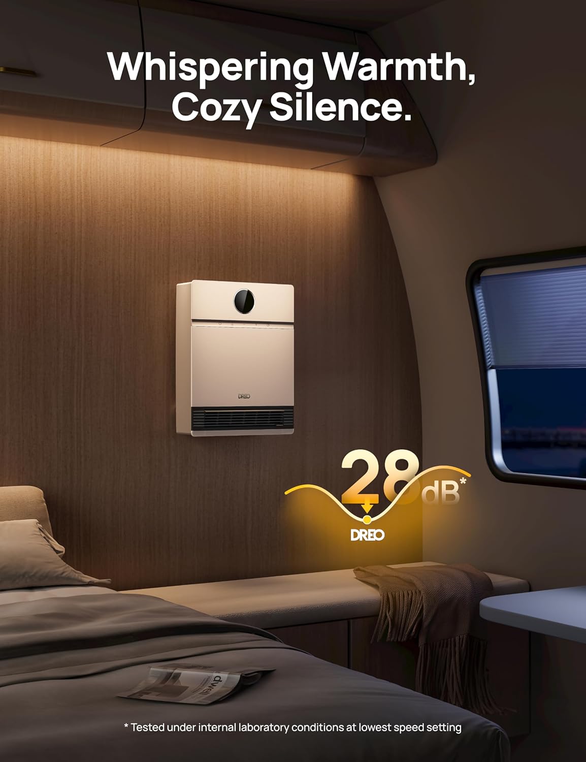 Dreo Smart Wall Heater with ALCI Plug and Alexa Compatibility