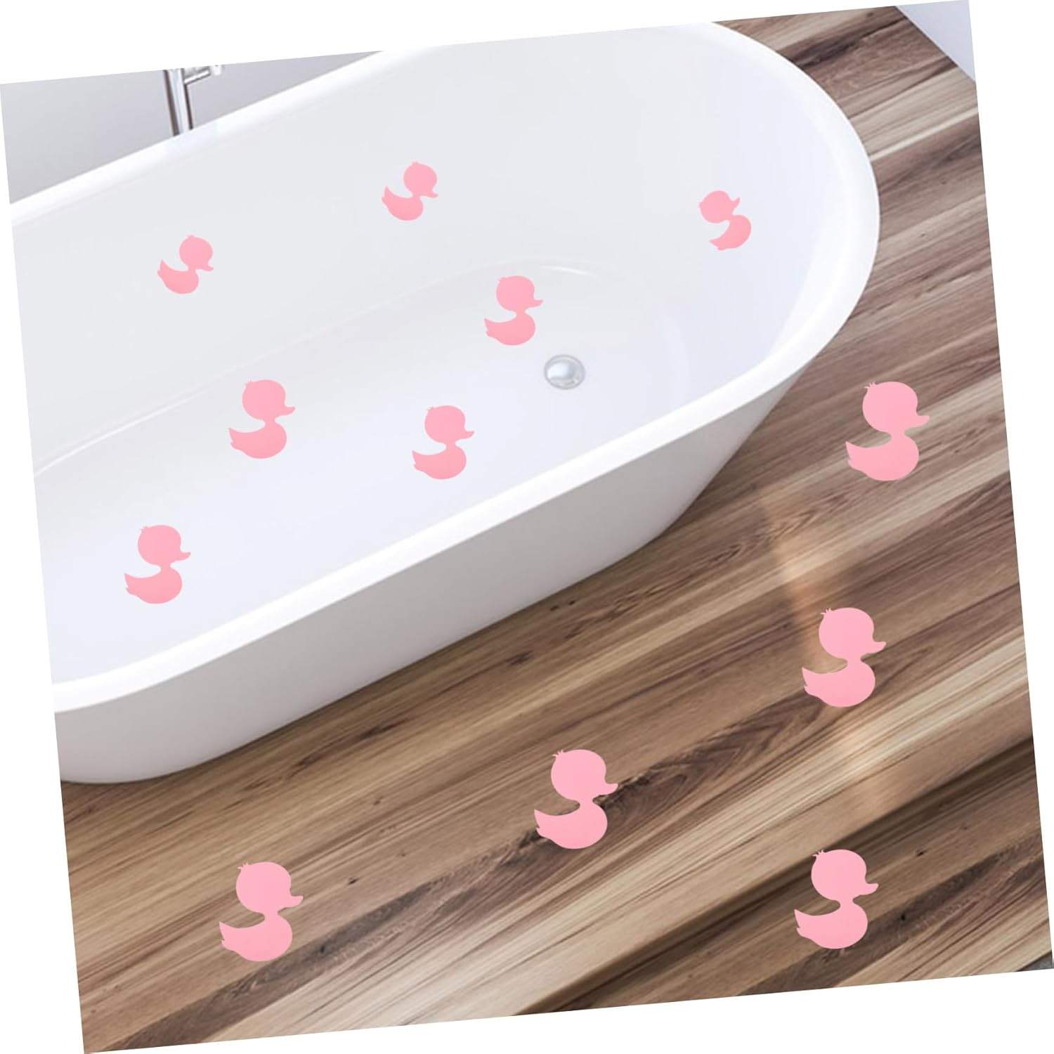 12pcs Non-Slip Bathtub Ducks Decals for Kids