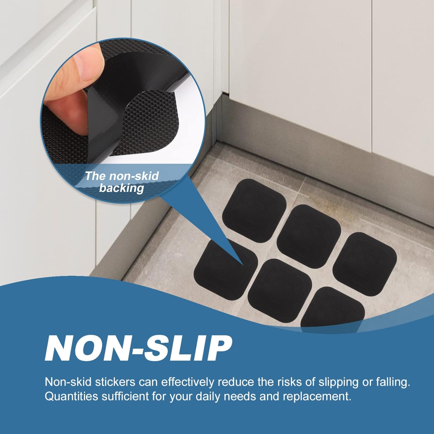 20 Sheets Non-Slip Bathtub Stickers for Bathroom Decor