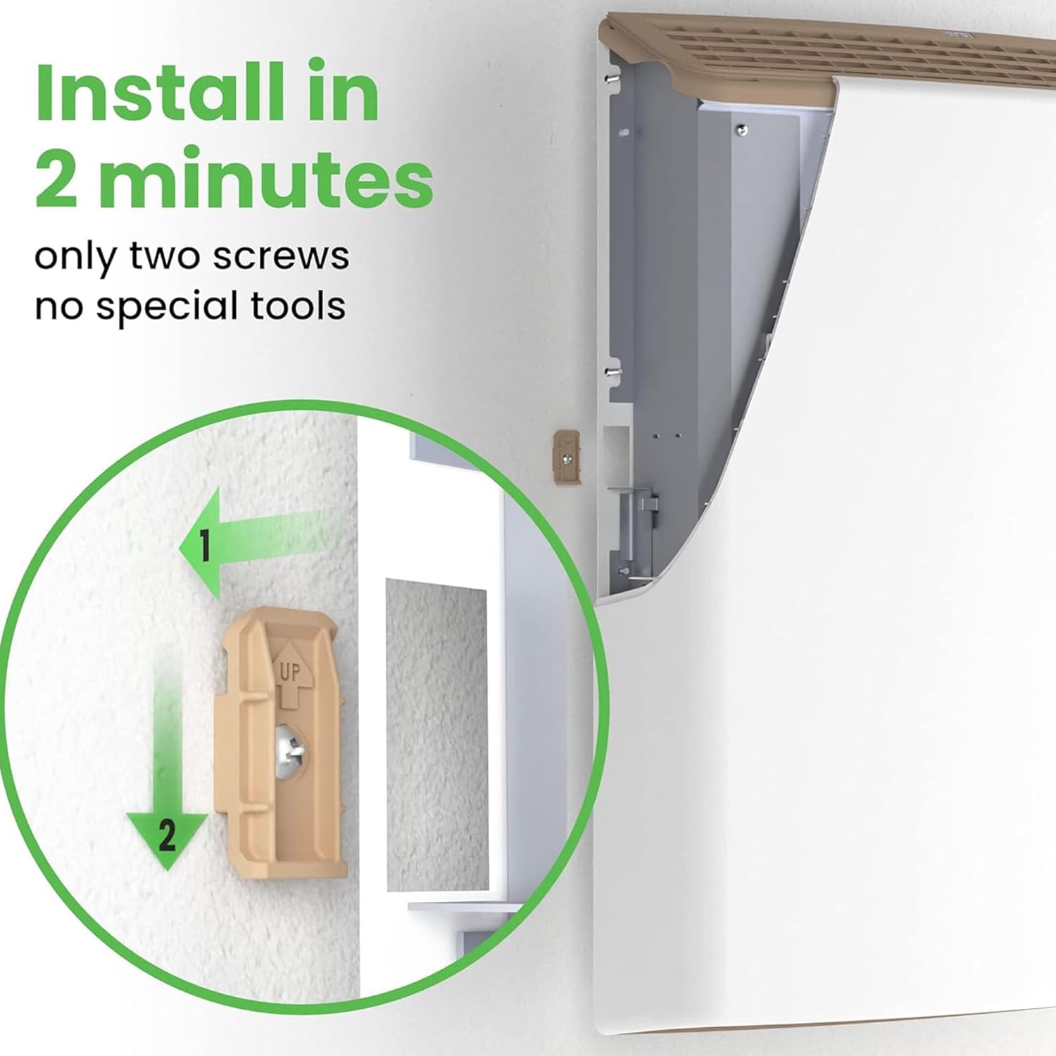 ENVI MAX Electric Wall Heater for Large Rooms