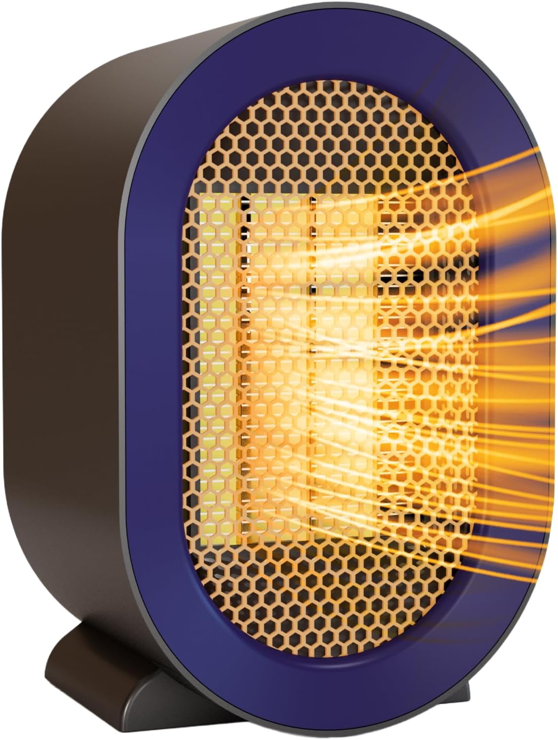 Huihong Matte Purple Electric Space Heater with Thermostat