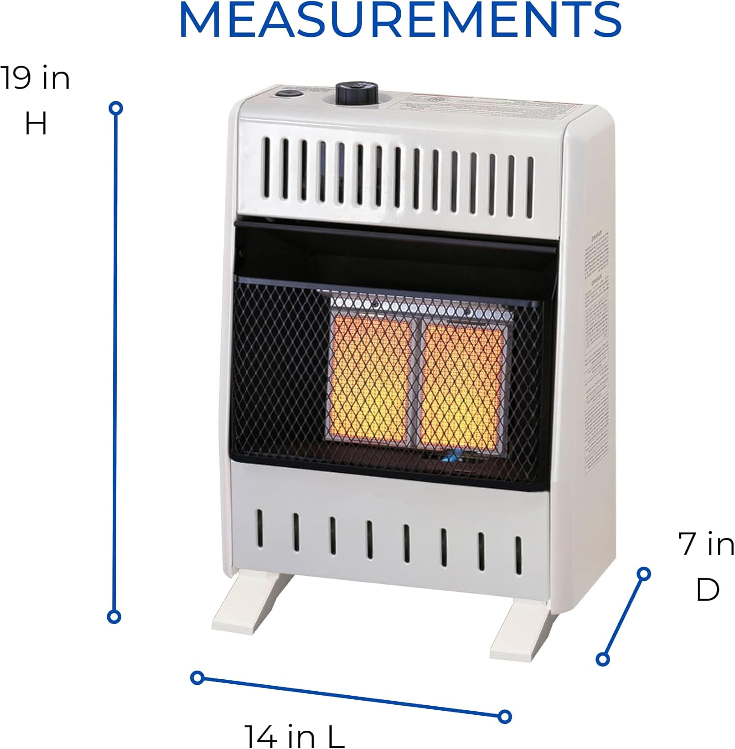 ProCom ML100TPA-B Ventless Propane Infrared Heater