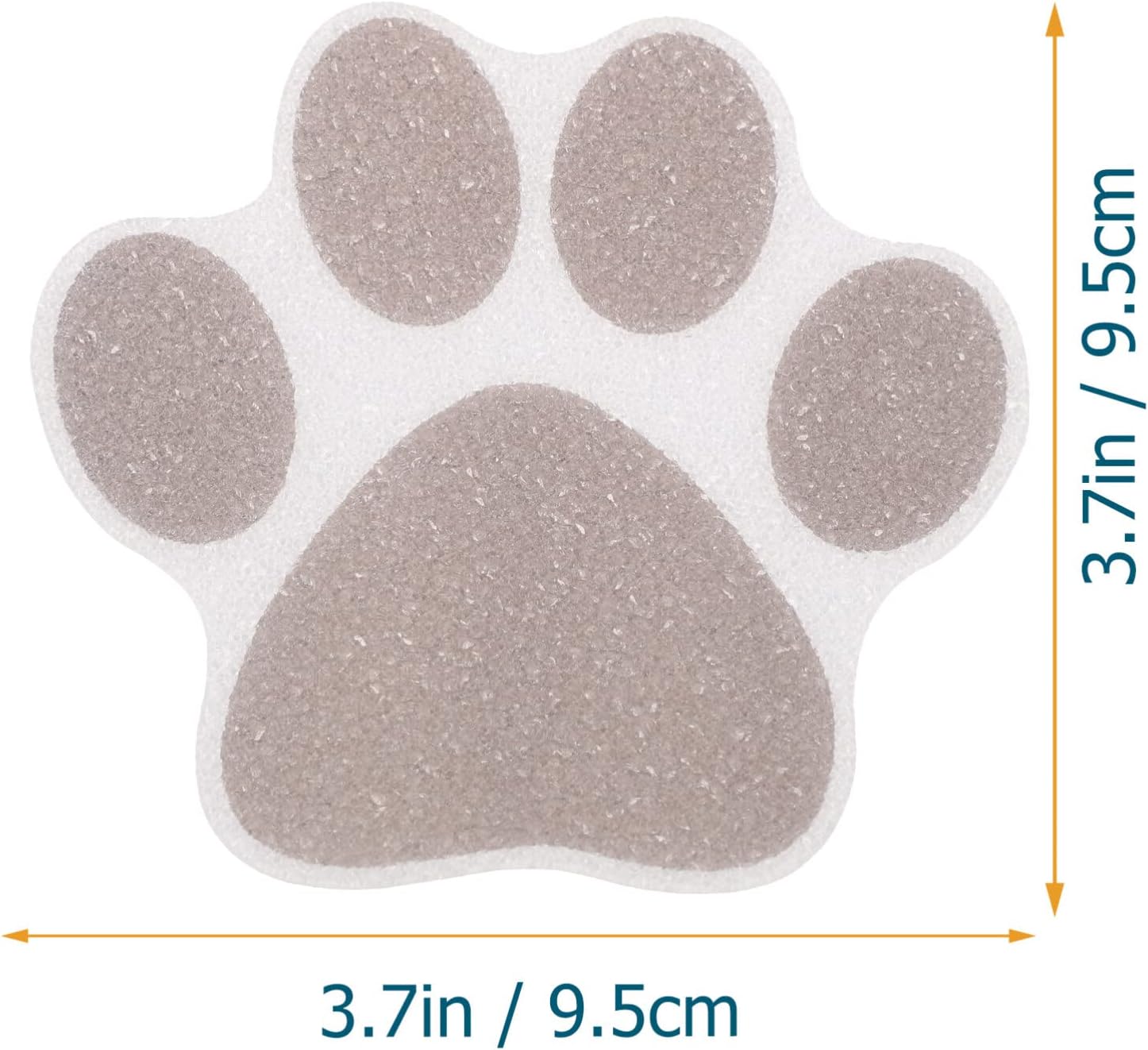 Luxshiny Non-Slip Bathtub Stickers for Dog 10pcs
