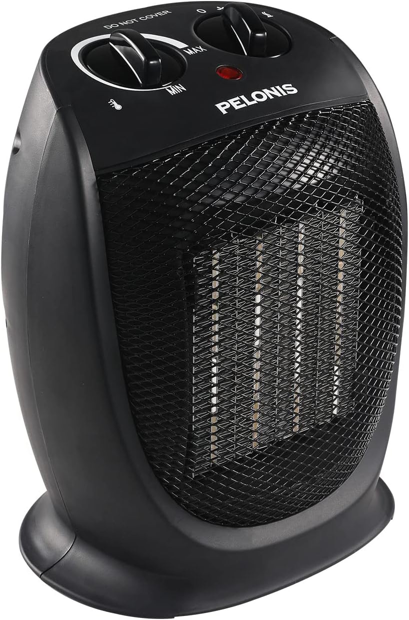 PELONIS PHTA1ABB 1500W Space Heater with Fan Quiet Safe