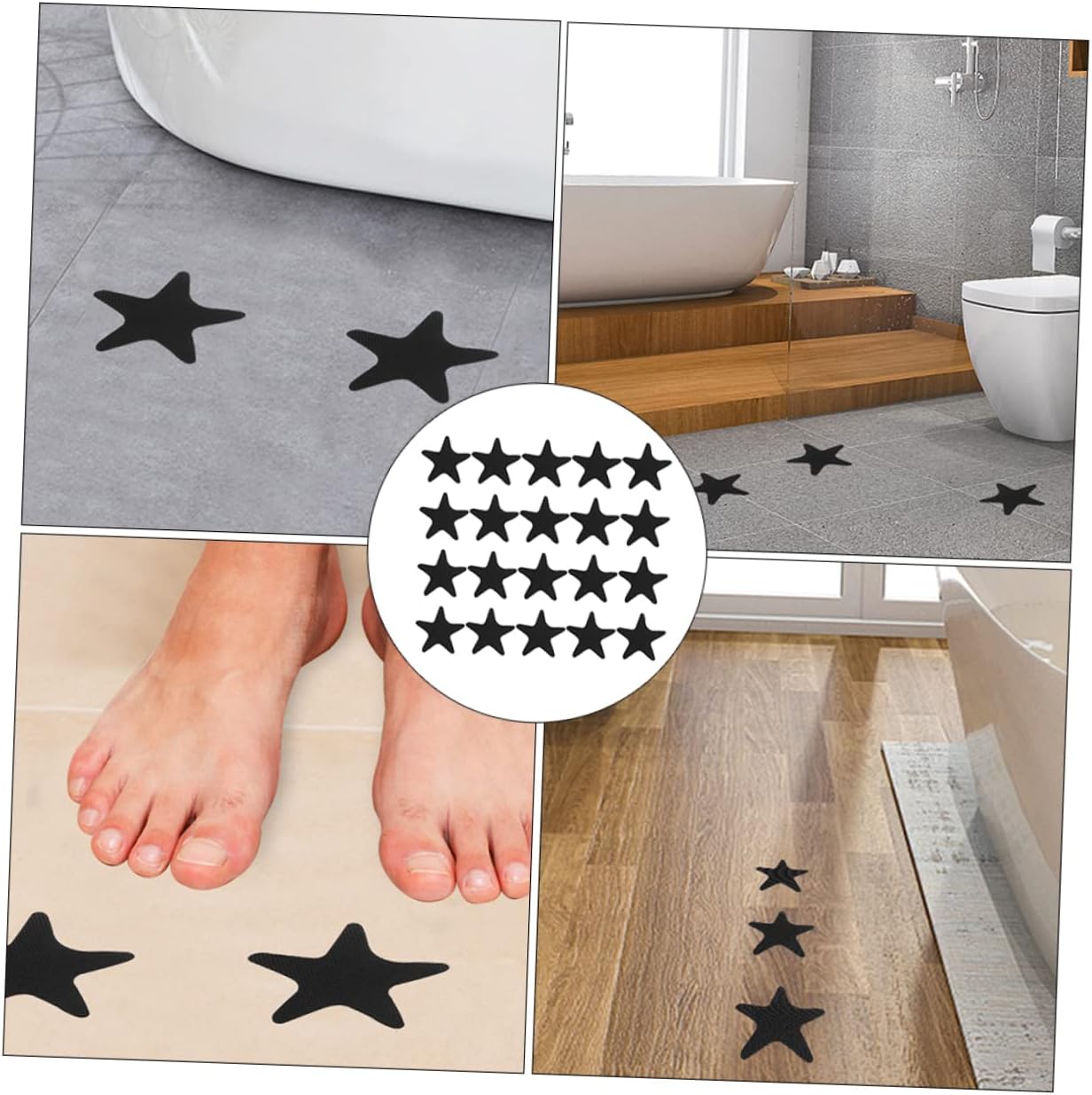 Cabilock 40Pcs Non Slip Bathtub Sticker for Safety