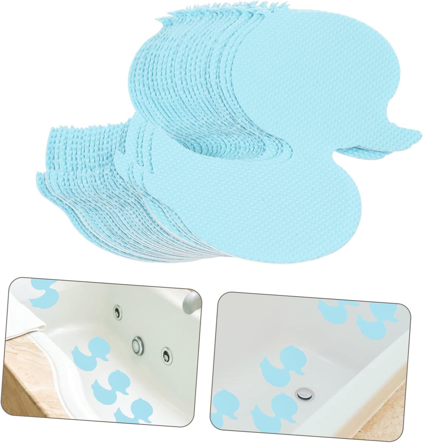 Happyyami 24pcs Non-Slip Shower Stickers for Safe Bathing