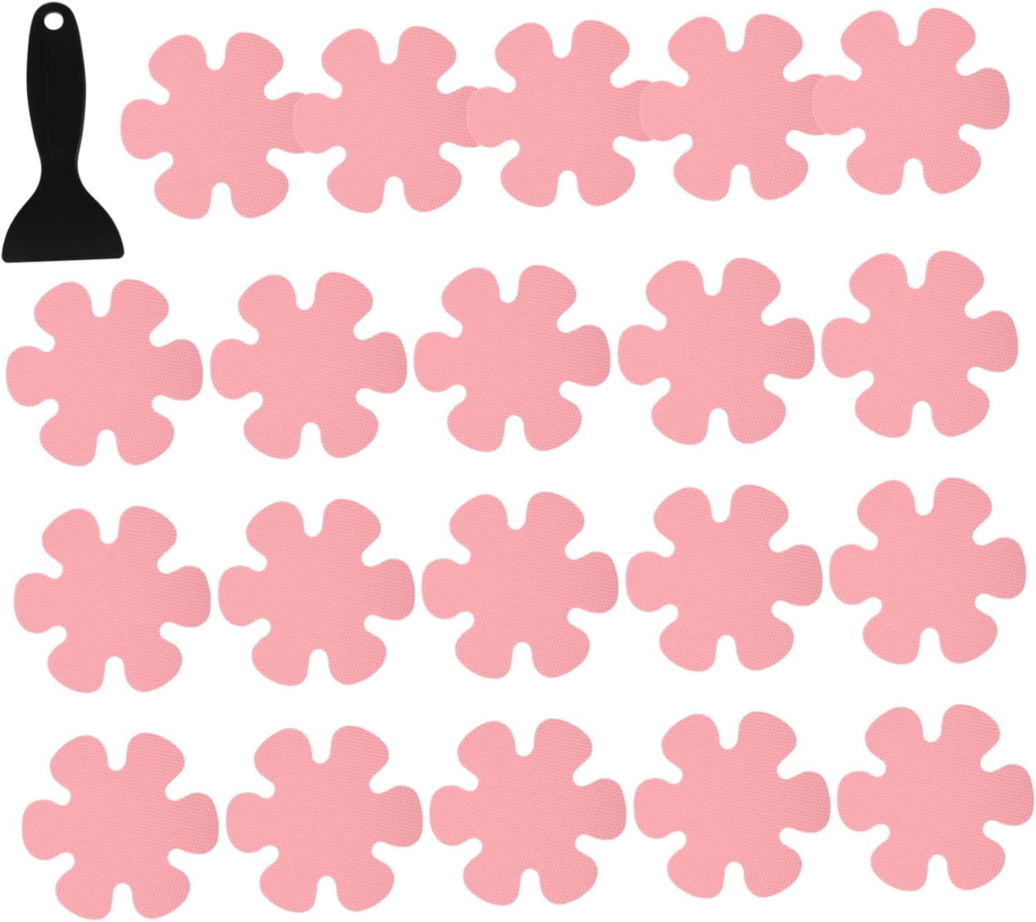 Unomor Non-Slip Bathtub Stickers Snowflake Design 1 Set