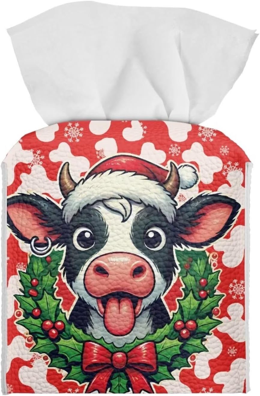 Doojoayie Christmas Tissue Box Holder for Kids