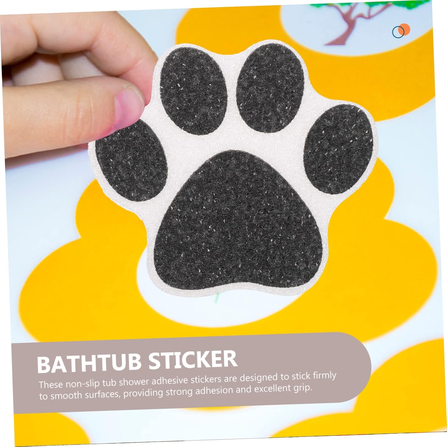Non-Slip Dog Stickers 10pcs Bathroom Safety Decals
