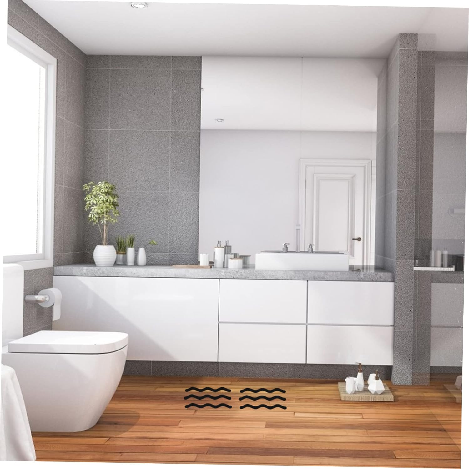 STOBAZA Non-Slip Stickers for Bath Tub Shower Stairs Peva Tape