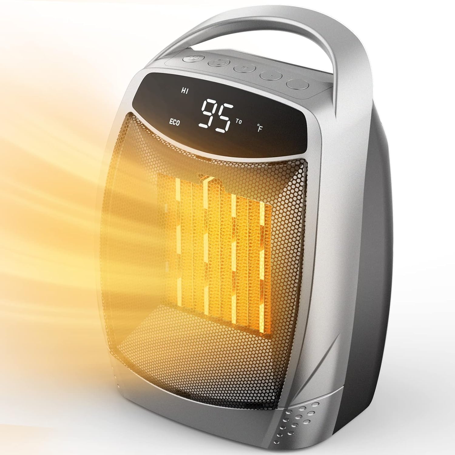 Brightown 1500W Electric Space Heater with 4 Modes and Timer