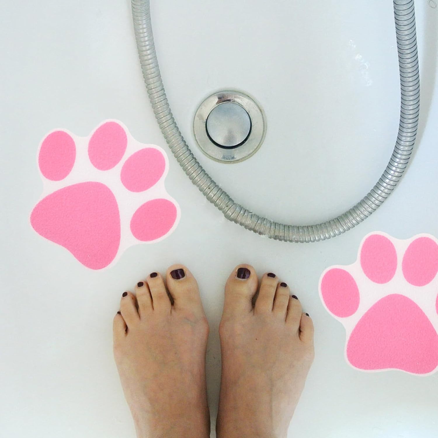 Kisangel Non-Slip Bathtub Stickers Set 10pcs for Safety and Style