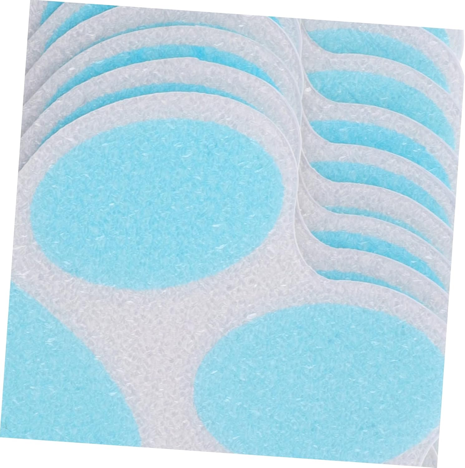 Garneck 10pcs Blue Paw Print Non-Slip Bathtub Stickers