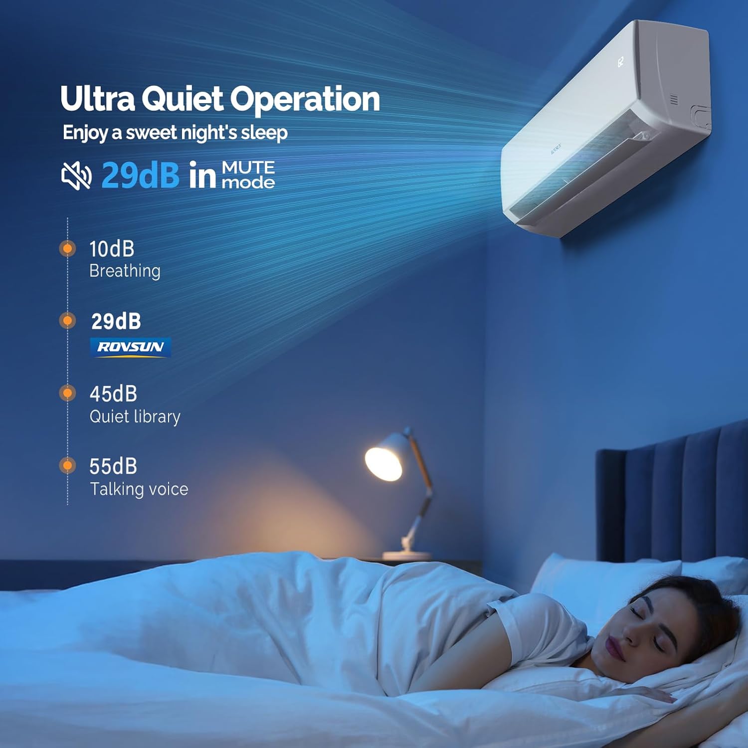 ROVSUN 11500 BTU Wifi Mini Split AC Heater