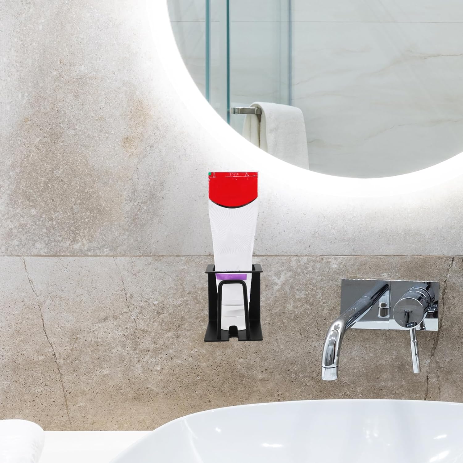 TOPPERFUN Stainless Steel Toothbrush Holder for Bathroom