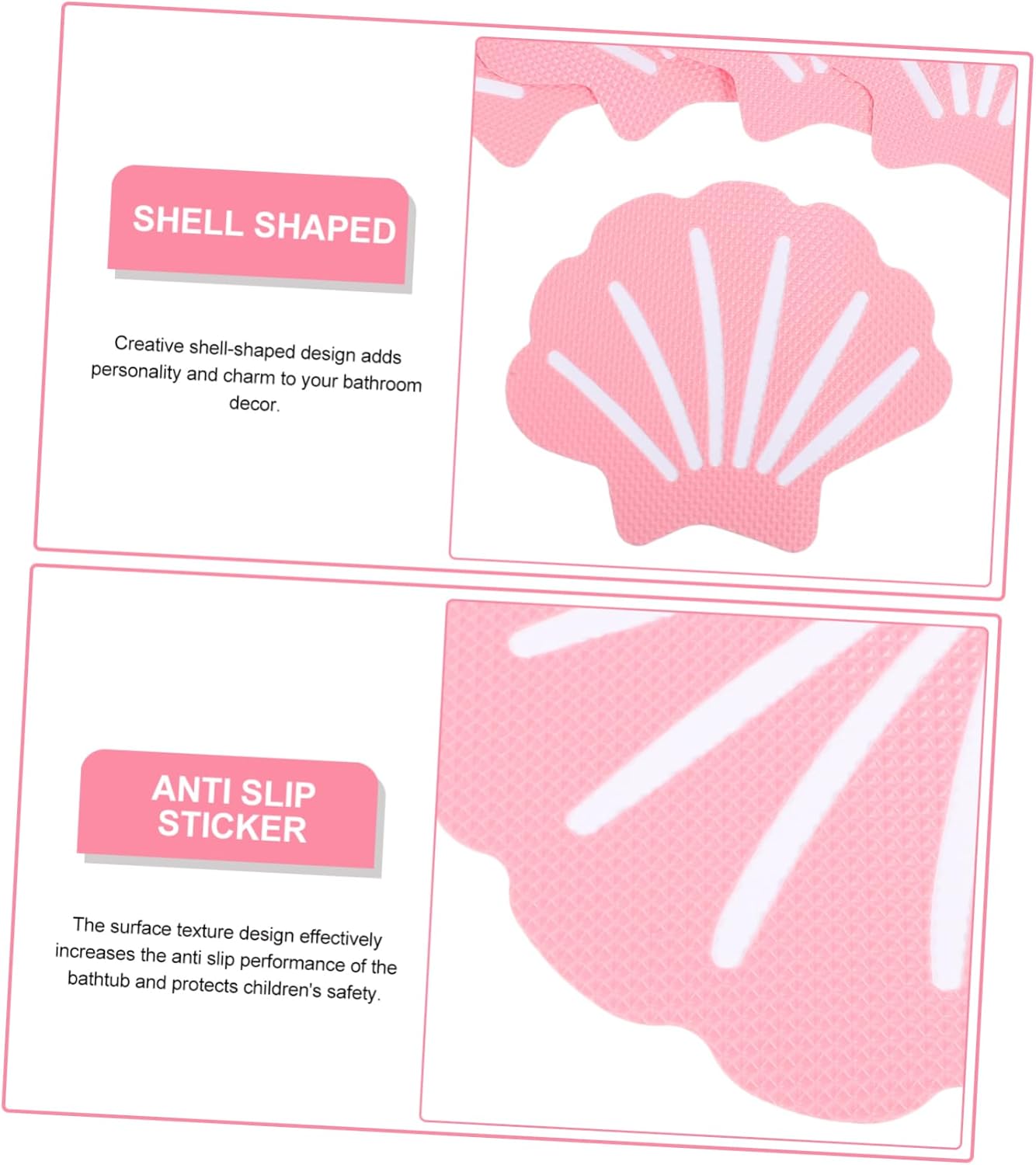 12Pcs Non Slip Bathtub Stickers for Bathroom Safety