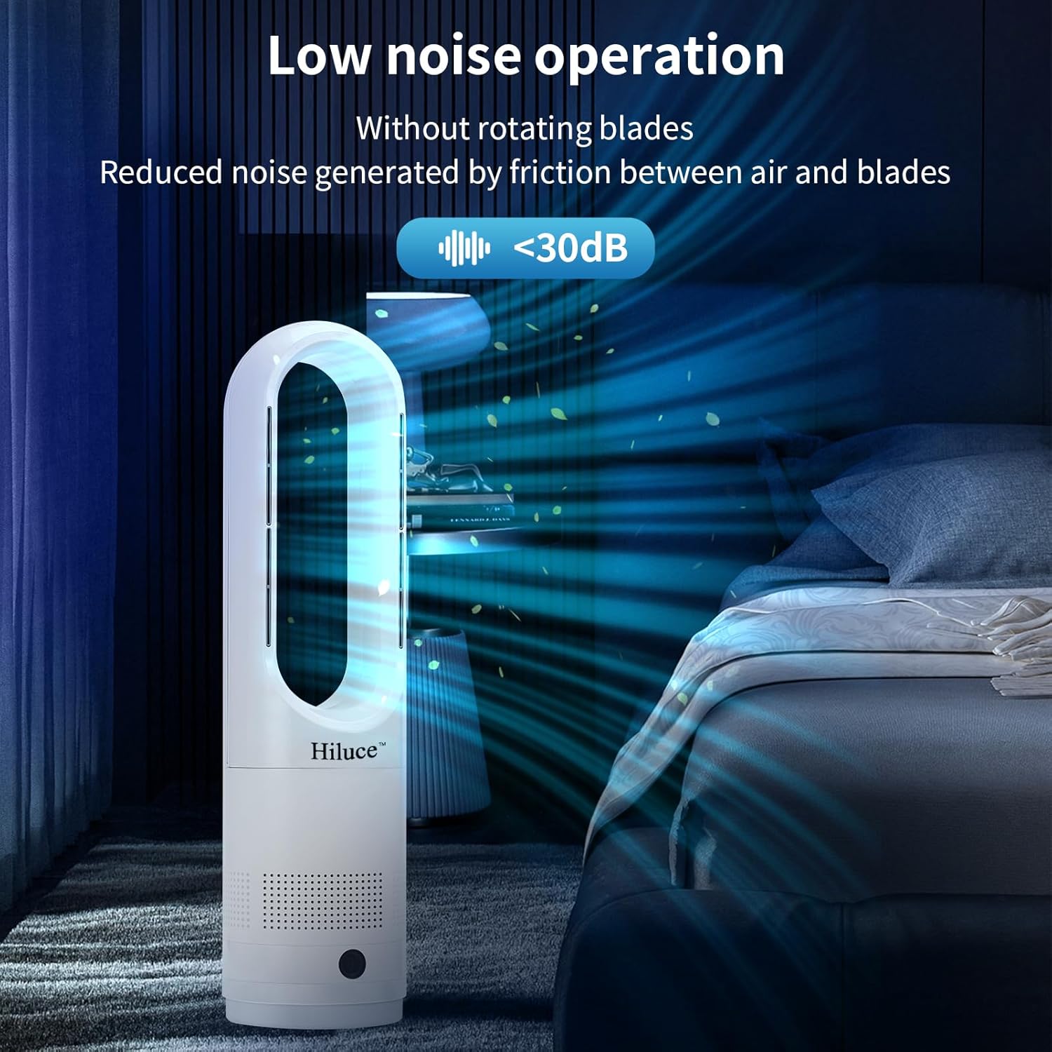Hiluce All Season Fan Heater Combo with Remote and 80 Oscillating