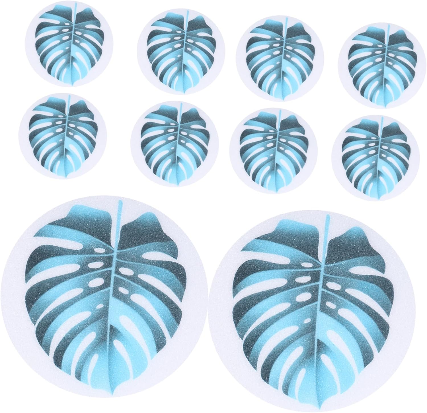 1Set Non-Slip Bathtub Stickers Leaf Design