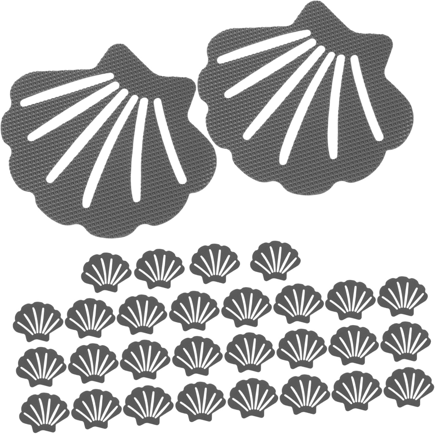 DECHOUS 30pcs Bathtub Non-Slip Stickers with Shell Design