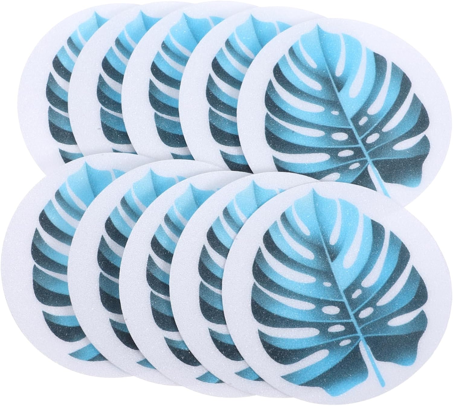 HEALLILY Anti-Slip Bathtub Decals with Leaf Design