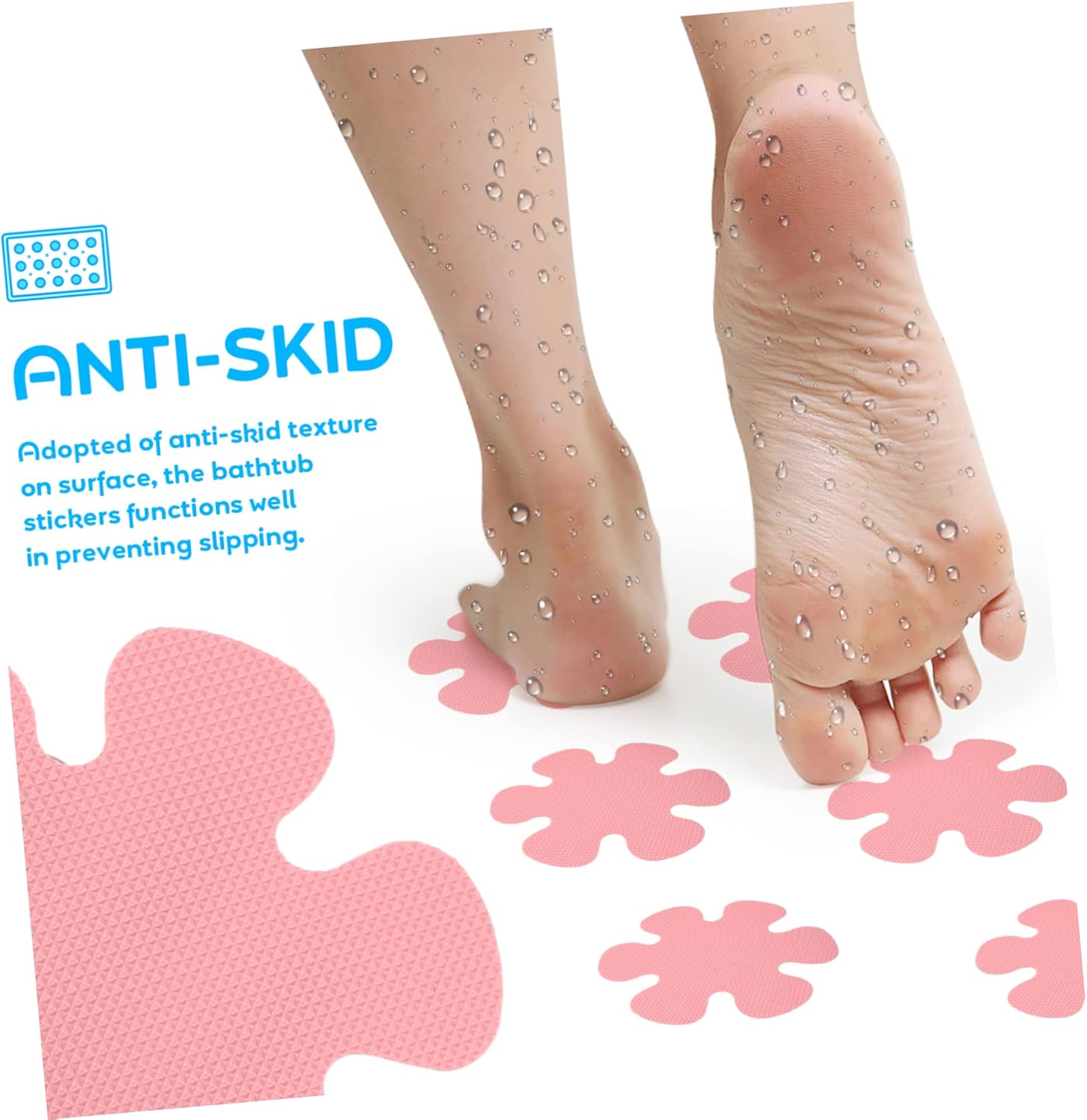 Cabilock Non Slip Snowflake Bathtub Stickers