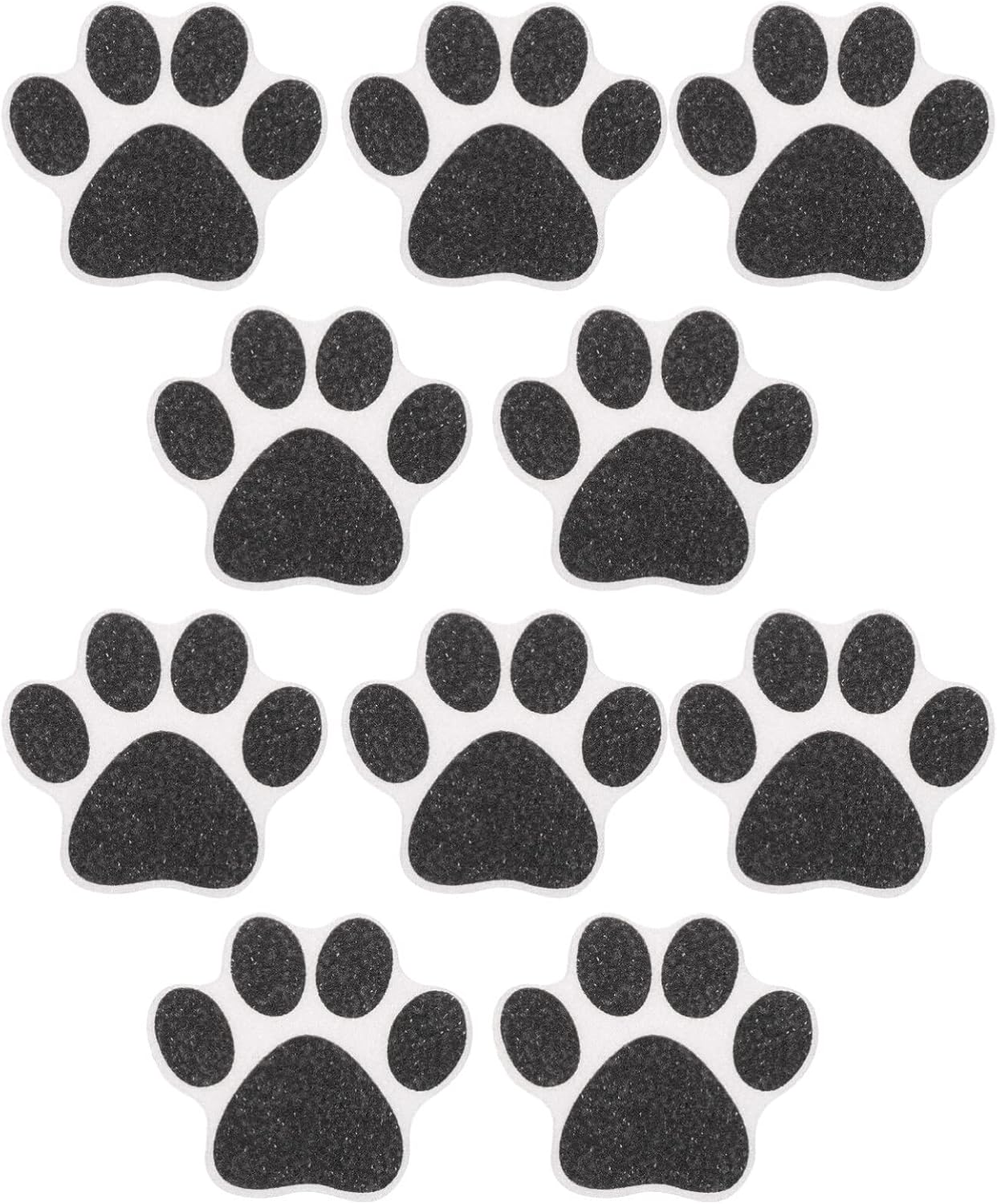 Healeved Paw Print Bathtub Grips 10pcs Non-Slip Stickers 1