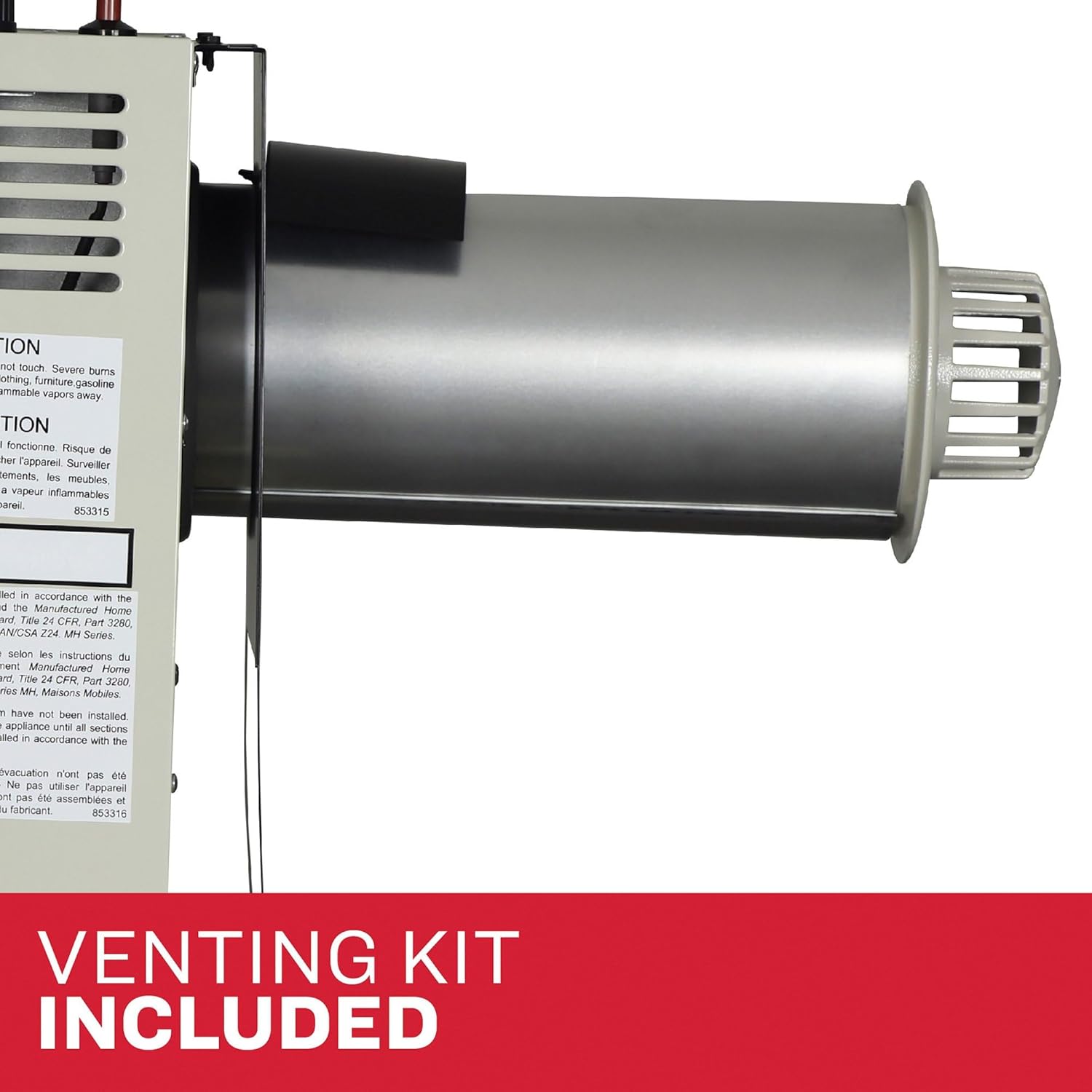 Ashley Hearth Products DVAG11N Natural Gas Heater Cream