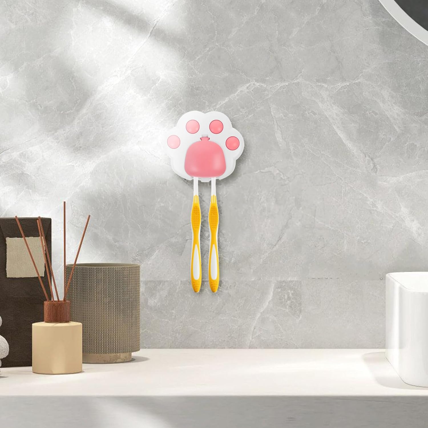 Luxshiny Wall-Mounted Electric Toothbrush Holder