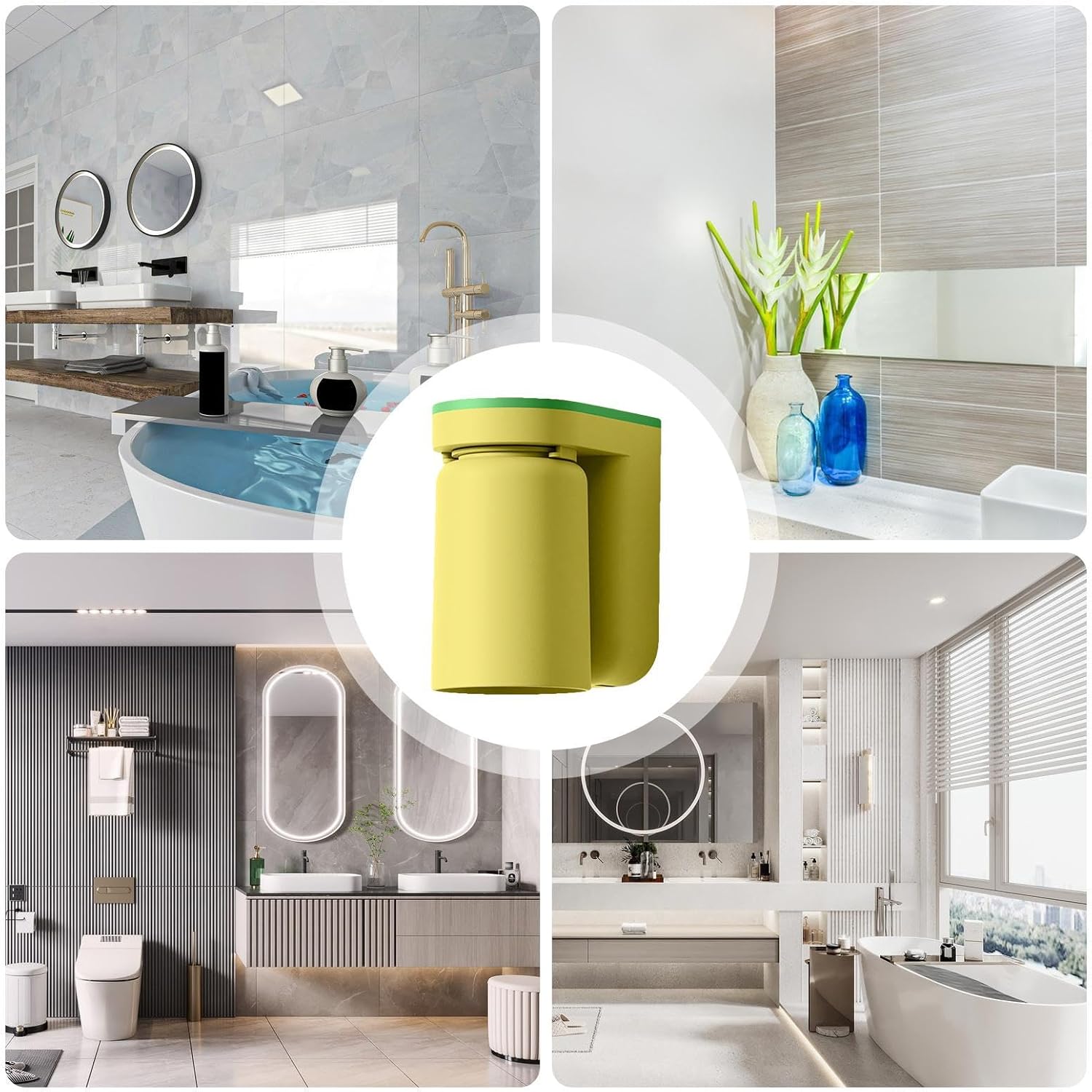 Compact Toothbrush Stand - Space-Saving Bathroom Organizer