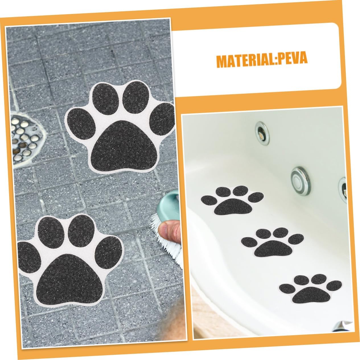 HAPINARY Dog Paw Anti-Slip Floor Stickers 20pcs Set 1