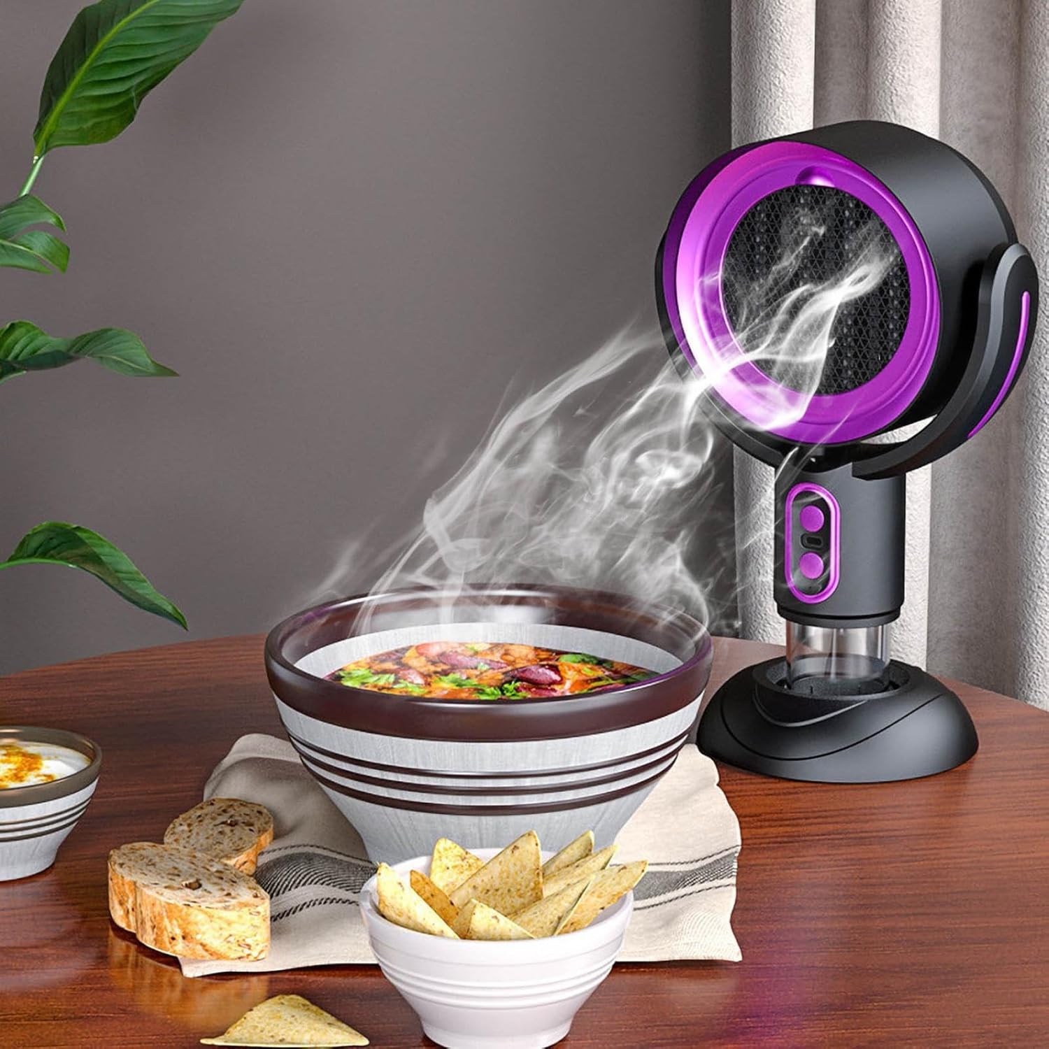 Quinlirra Portable Smoke Purifier Fan Purple
