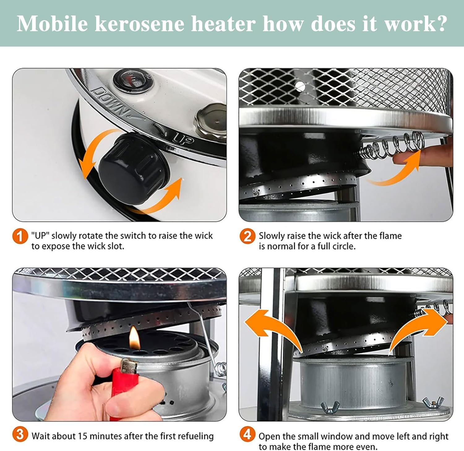 Portable Kerosene Heater for Indoor and Outdoor Use
