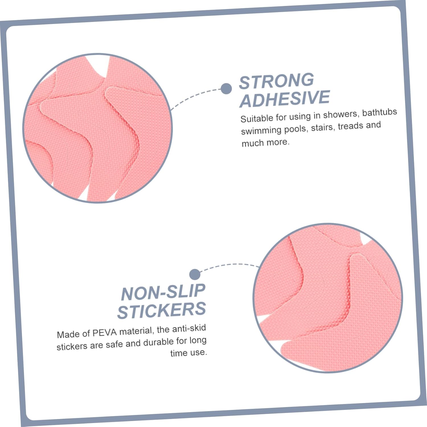 Garneck Star Shaped Non-Skid Bath Stickers