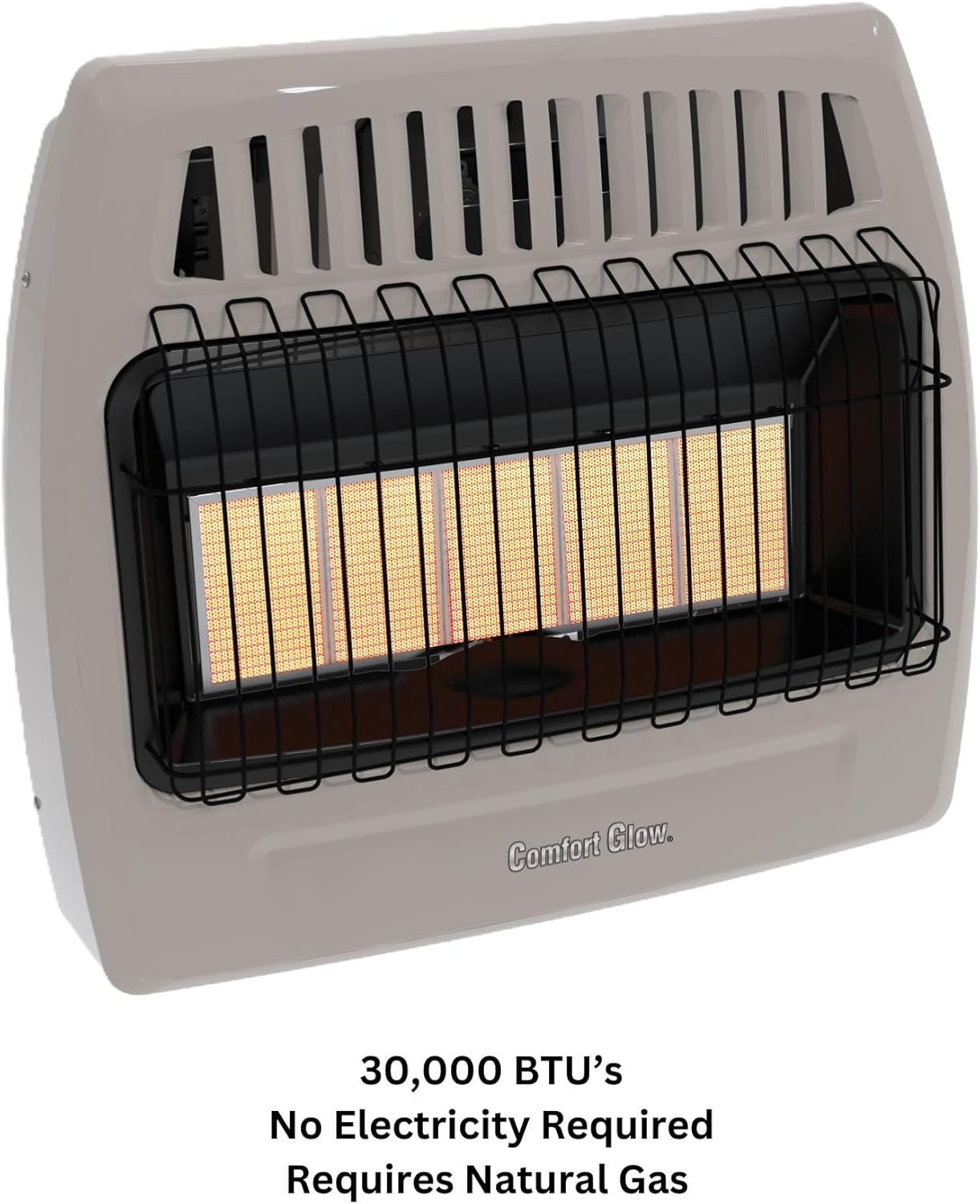 Comfort Glow 5 Plaque 30000 BTU Gas Wall Heater