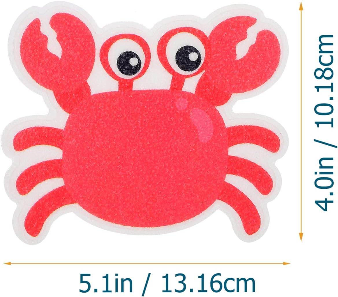 Alipis Non-Slip Bath Stickers Set with Flowers and Turtle Design