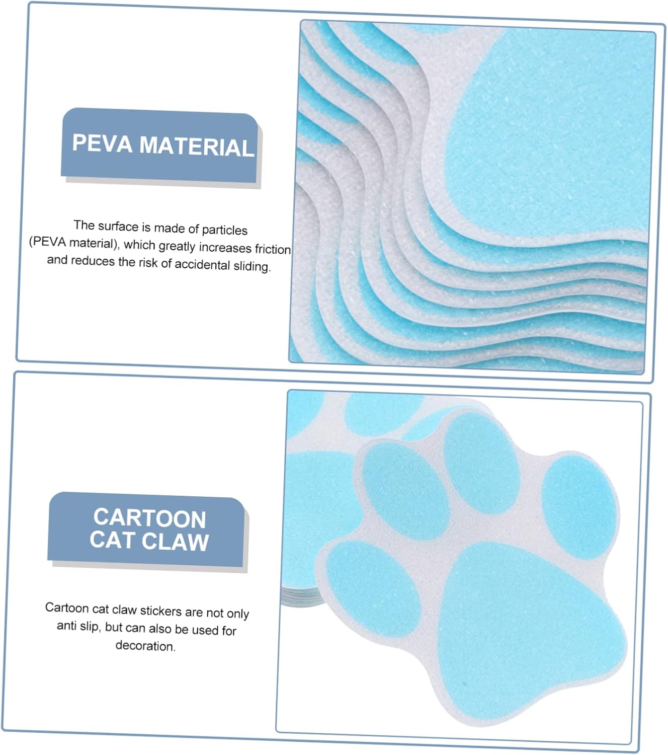 HOLIDYOYO Bath Tub Stickers Non-Slip Pet Safety Decor
