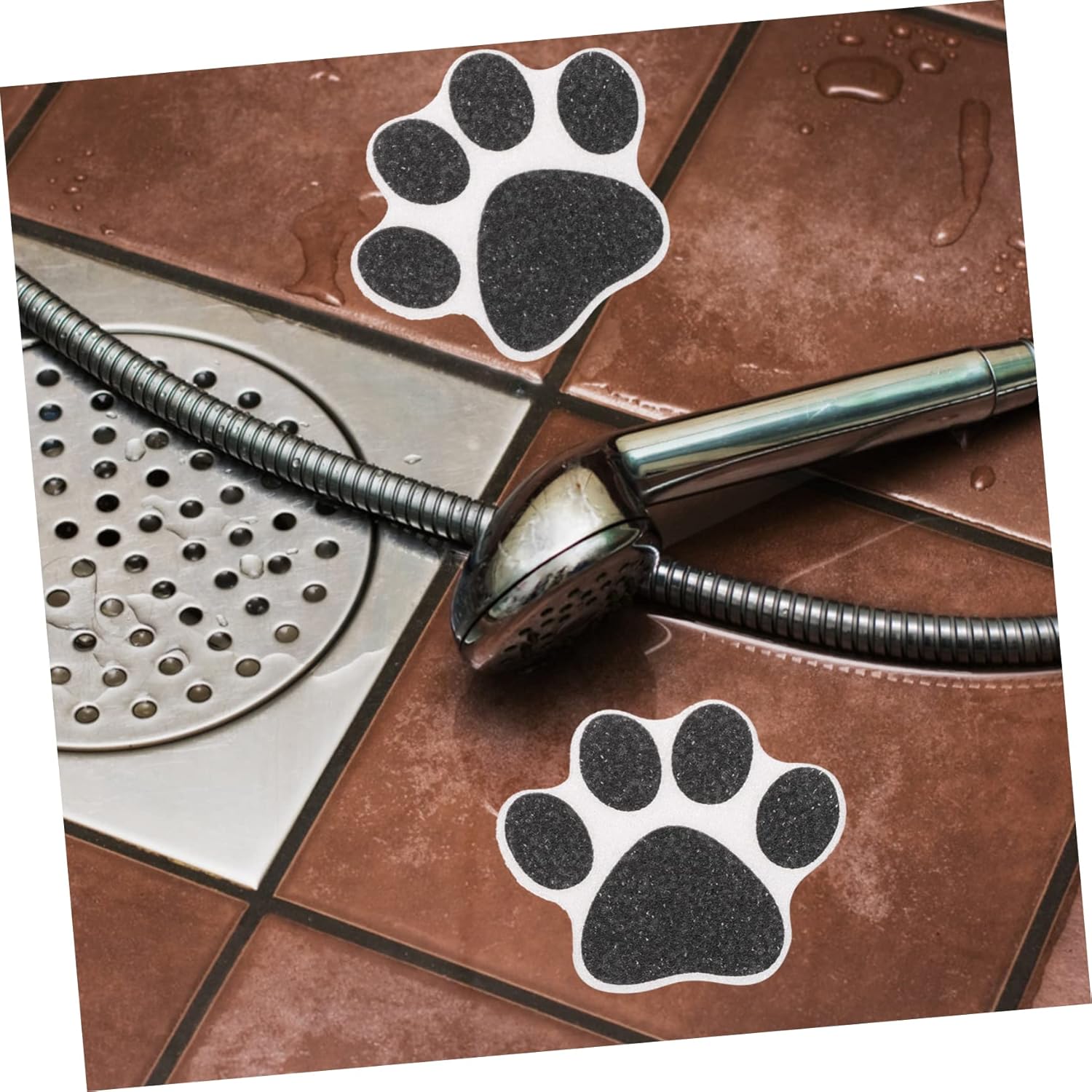 Non-Slip Dog Stickers 10pcs Bathroom Safety Decals