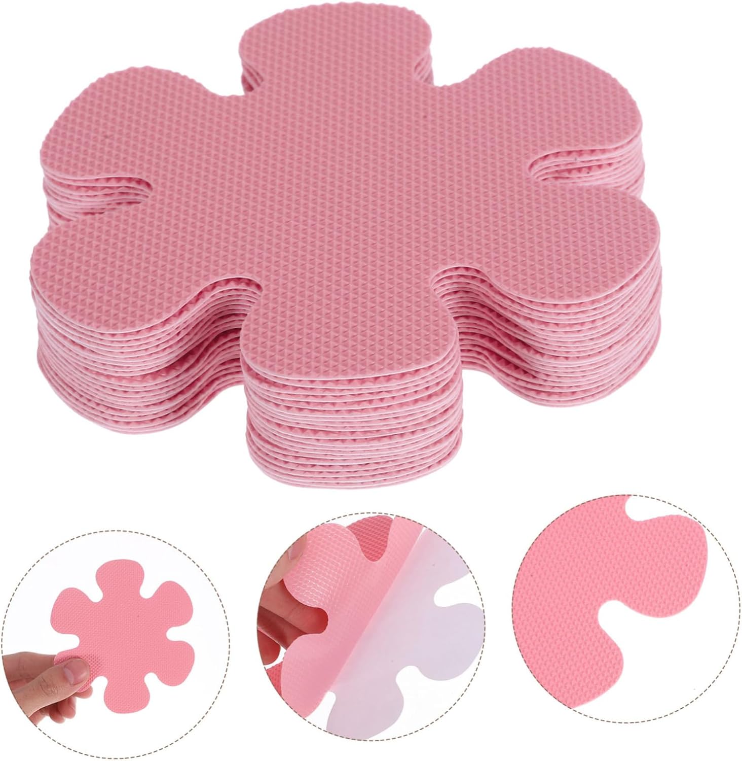GLEAVI 20Pcs Flower Bathtub Stickers Non-Slip Safety Decals