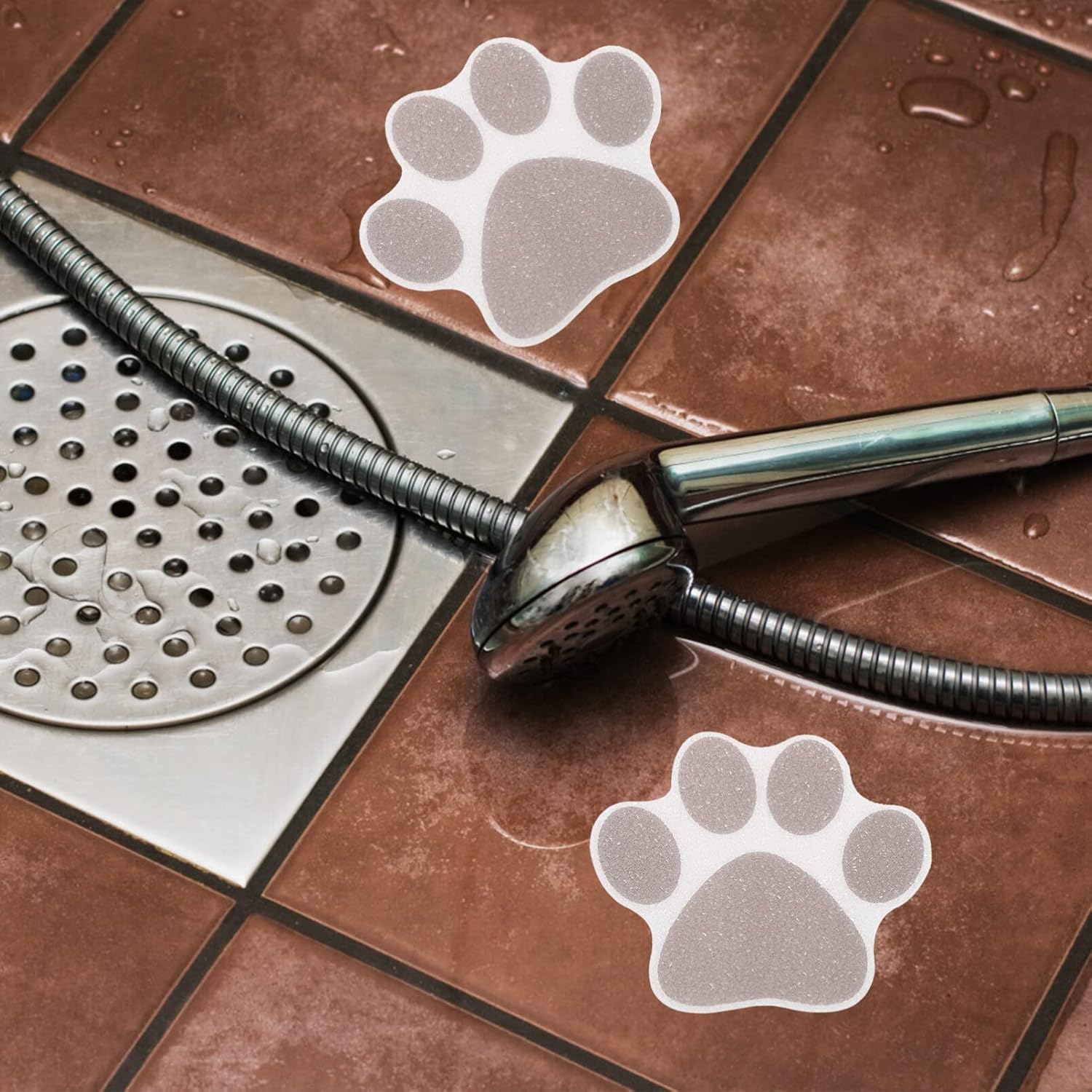 Luxshiny Non-Slip Bathtub Stickers for Dog 10pcs